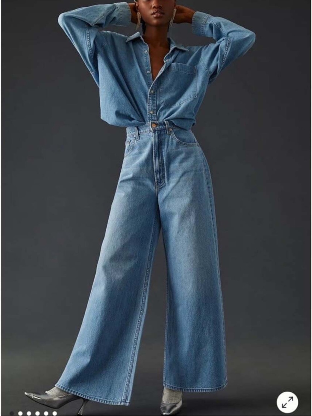 Snacks! by Mother Jeans High Waisted Funnel Heel Cuff in Delicious Memories